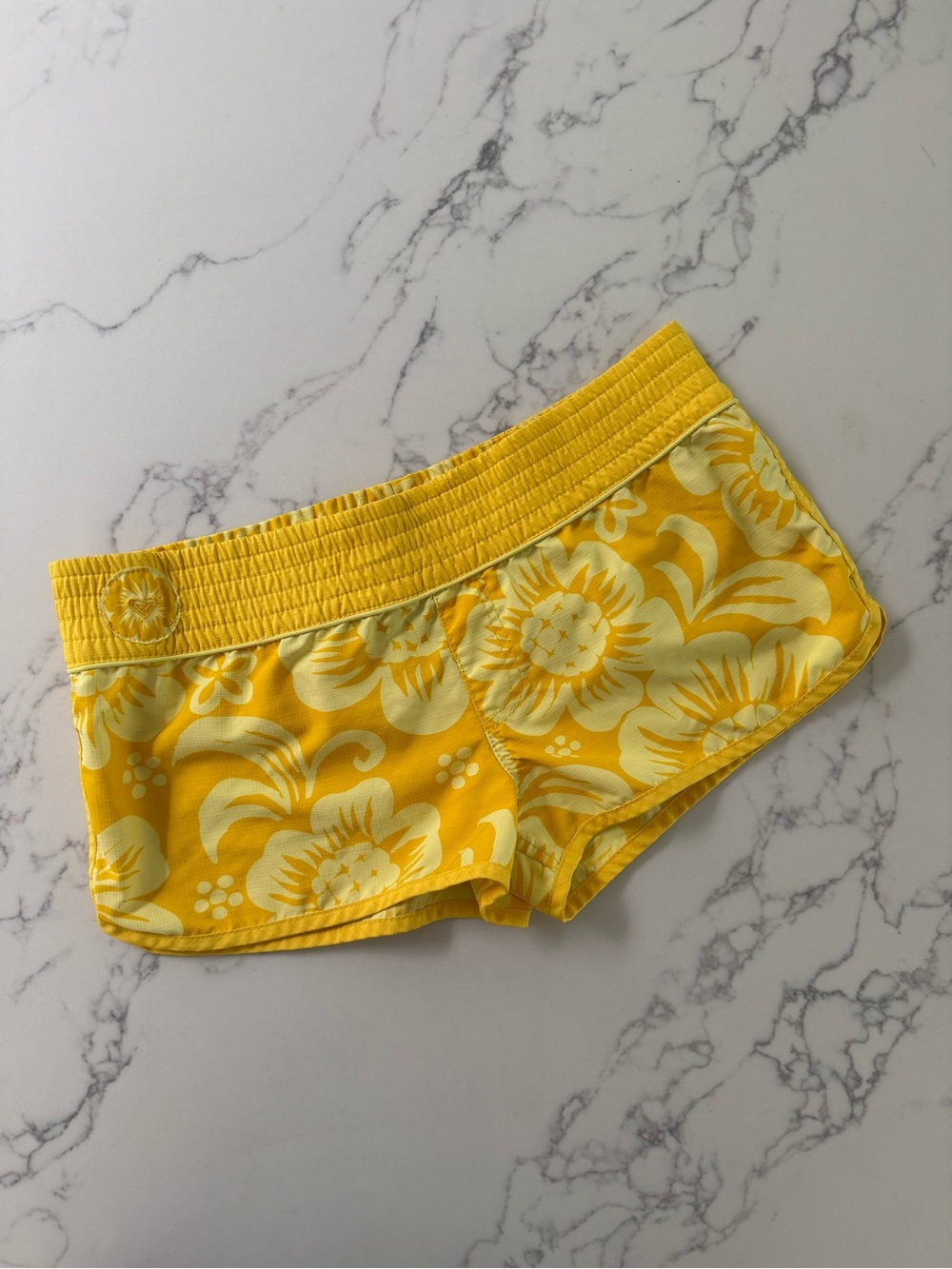 Vintage Roxy Boardshorts - Yellow Hibiscus - Size 9